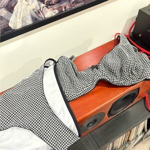 Ardene Black and White Checkered Bikini